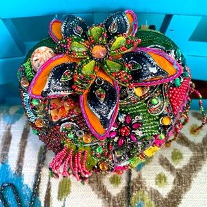 Beautiful Mary Frances clutch